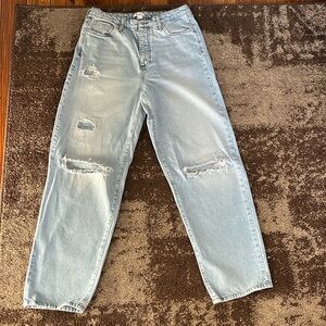 Straight leg jeans